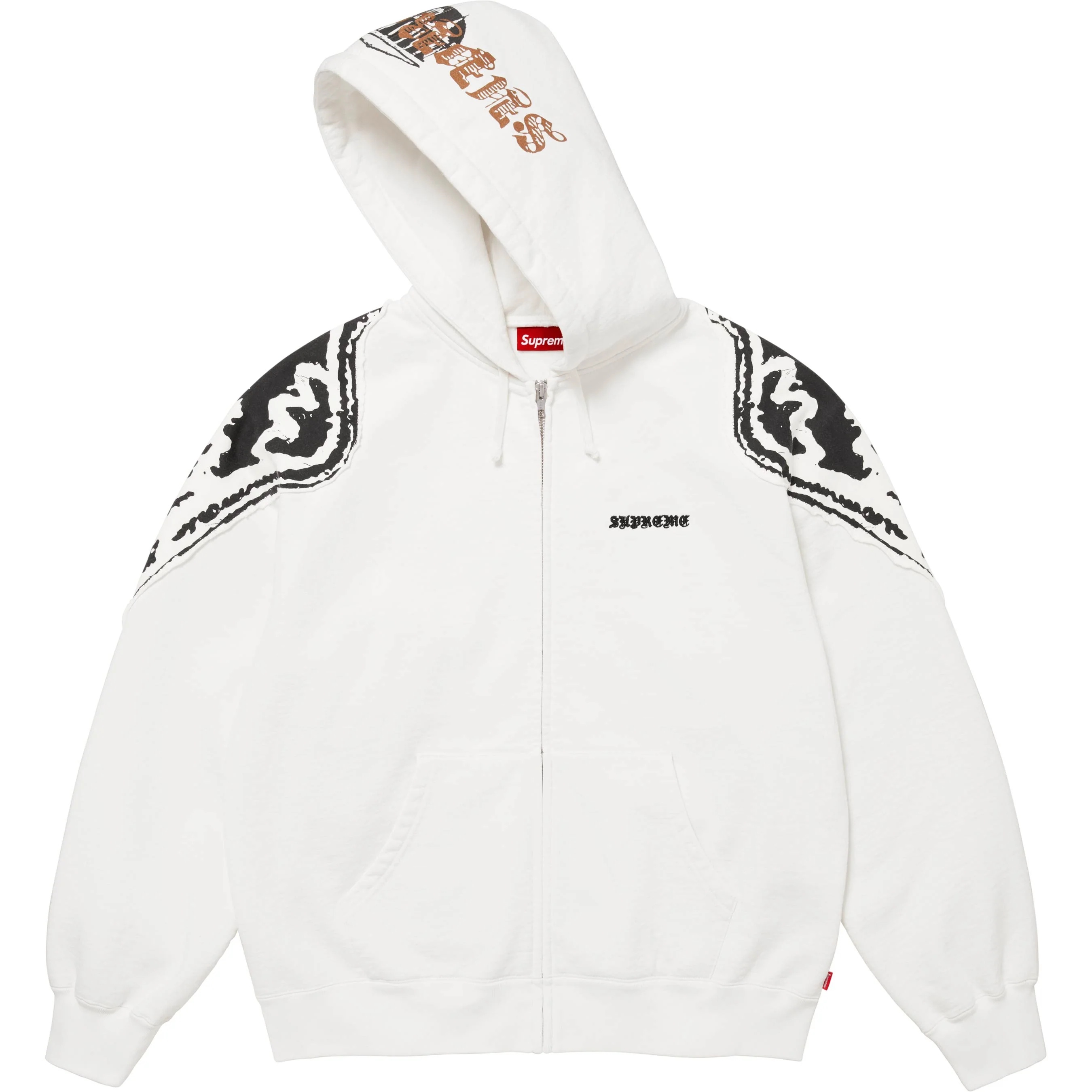 Wings Zip Up Hooded Sweatshirt view 2